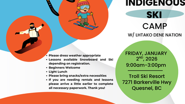 Indigenous Ski Day Poster